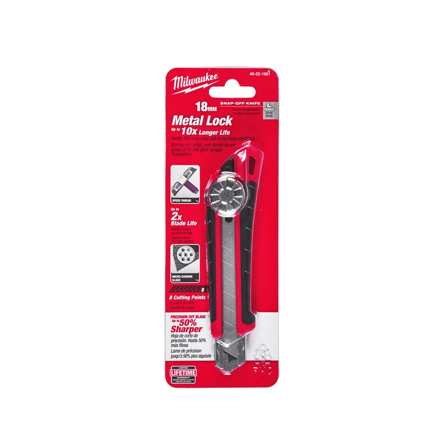 Cutter à lame sécable 18mm